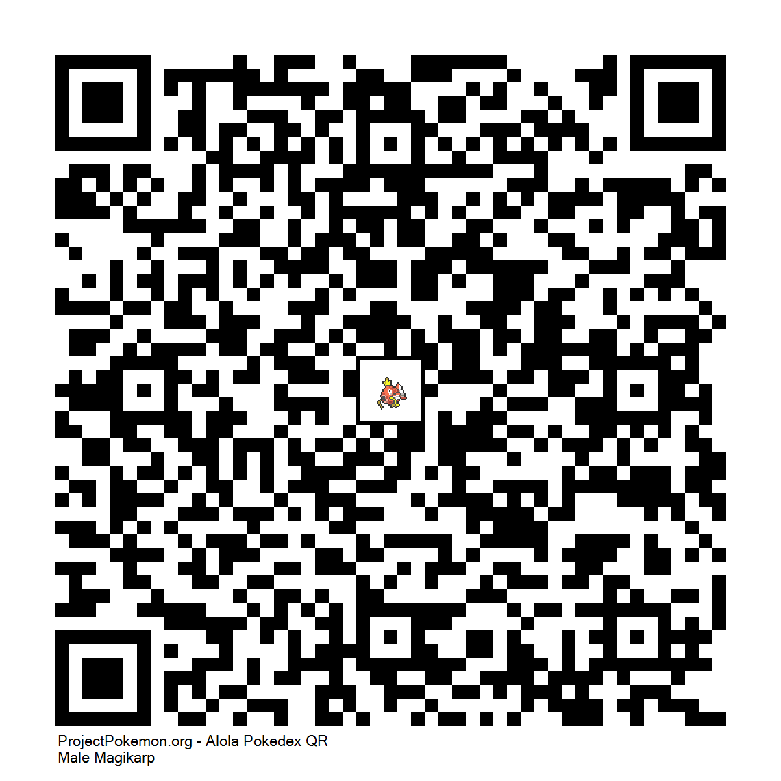 Cdigo QR de Magikarp